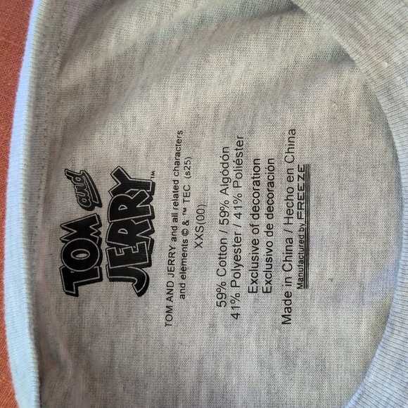 Tom And Jerry Embroidered Tee Shirt - Picture 9 of 9